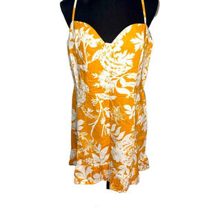 Wild Fable Orange/White Dress NWOT